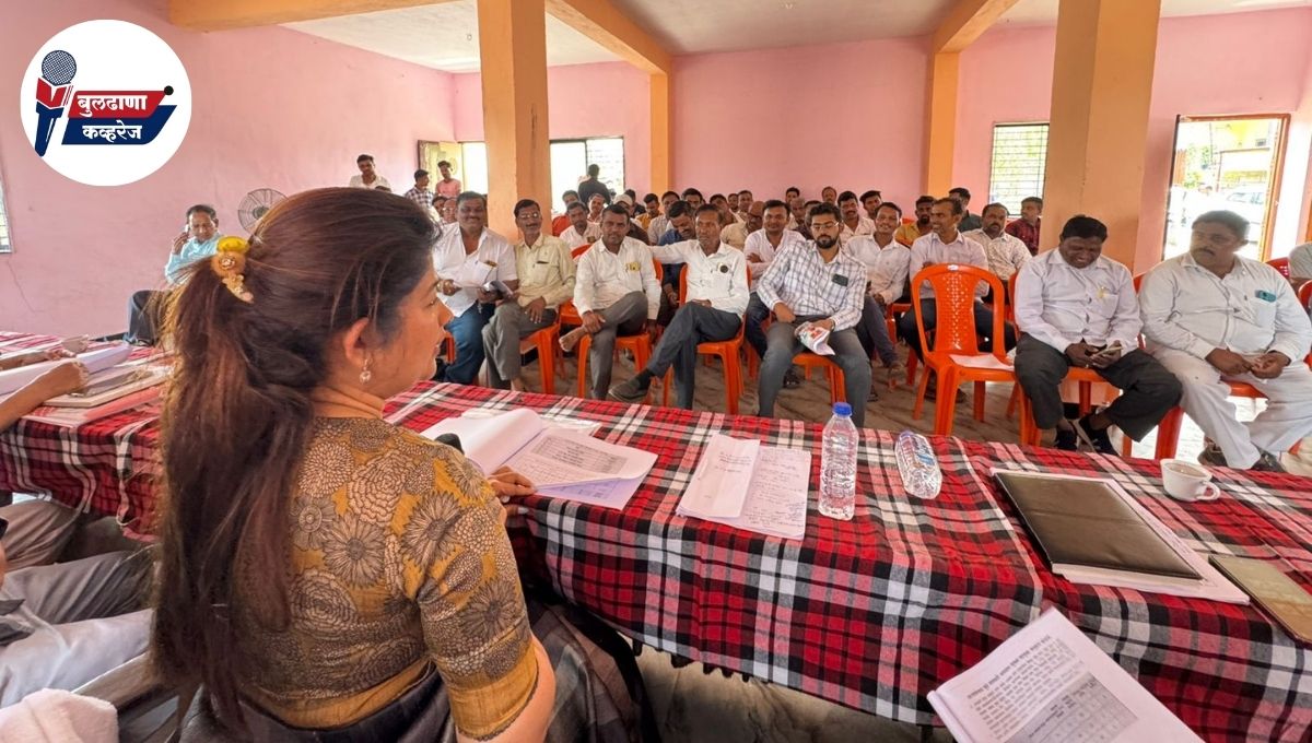 देशातील सर्व संसाधनावर पहिला हक्क शेतकऱ्यांचा, धाड येथे घेतलेल्या बैठकीत प्रशासनाला सज्जतेच्या सूचना - आ. सौ. श्वेताताई महाले पाटील