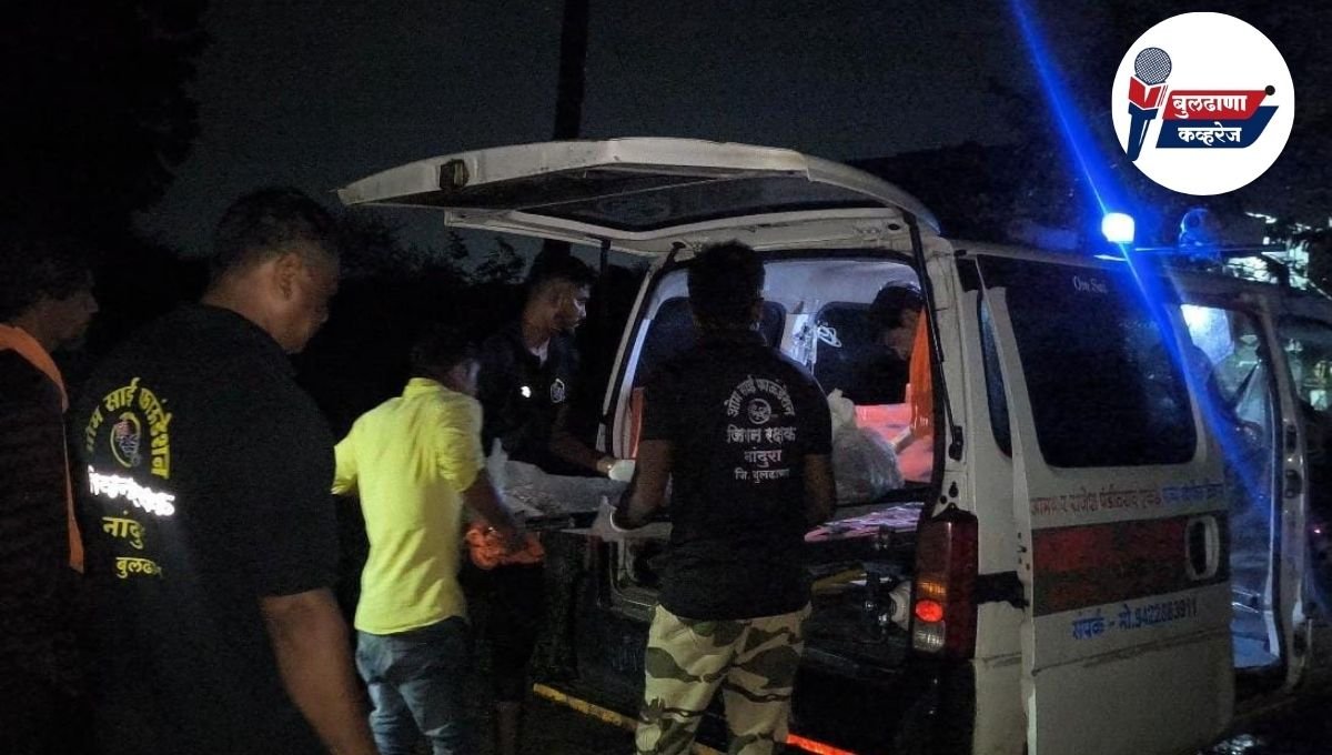 नांदुरा येथे रेल्वे रुळ ओलांडताना गाडीची धडक लागून पुरुषाचा मृत्यू